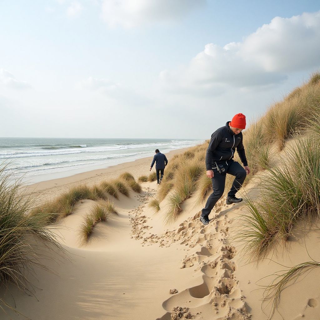 Dünenbesteigung Nordsee