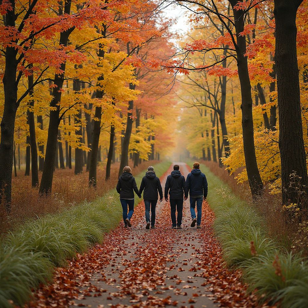 Waldspaziergang im Herbst